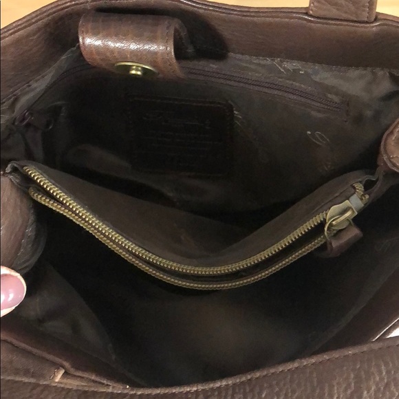 Vintage fossil bag purse leather key shoulder - Picture 7 of 7